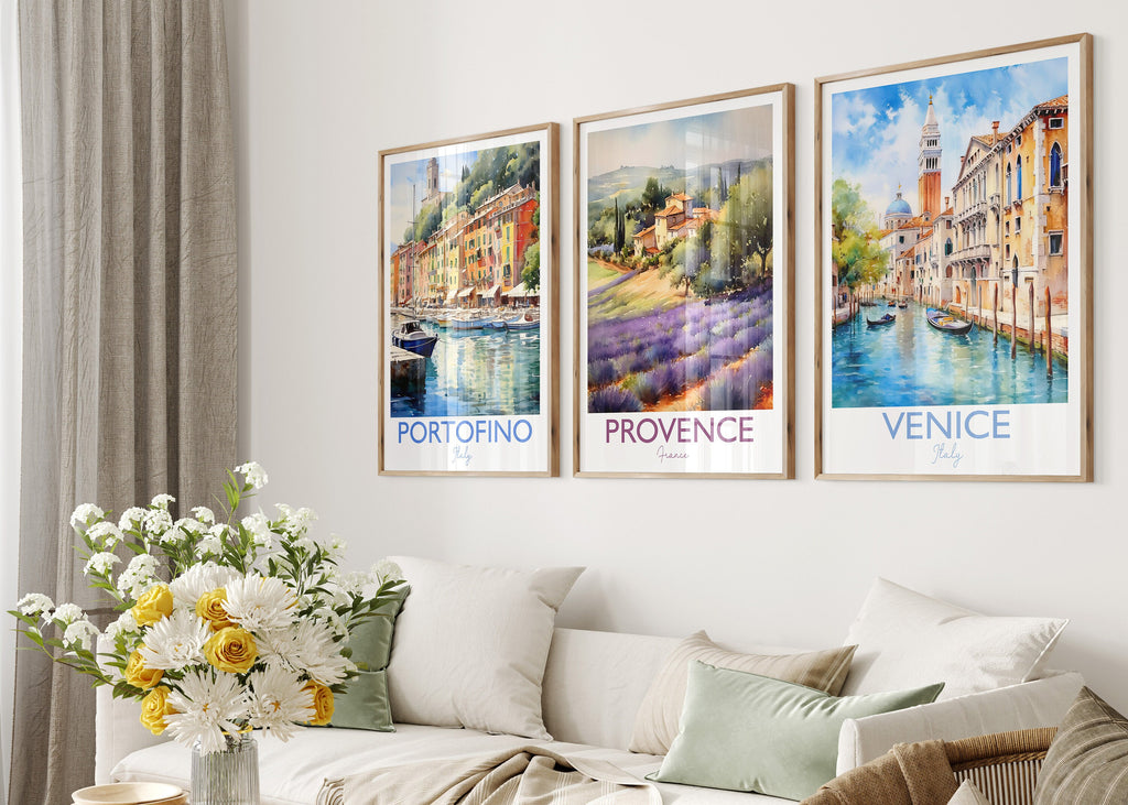 Wanderlust Unveiled: The Enchantment of Watercolor Travel Prints