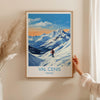 Val Cenis Wall Art Travel Poster, Travel Print of Val Cenis, Ski Poster, Val Cenis Art Gift, France Ski Art Travel Gift