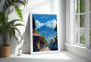 Guatemala Travel Poster, Travel Print of Guatemala, Central America Poster, Guatemala Wall Art Lovers Gift