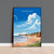 Hunstanton Beach Travel Poster, Travel Print of Hunstanton Beach, Norfolk, England, Norfolk Art, Norfolk Gift, Wall Art Print