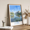 Newark Travel Poster Wall Art, Travel Print of Newark on Trent, Nottinghamshire, England, English Market Town Gift, Nottingham Art