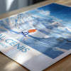 Val Cenis Wall Art Travel Poster, Travel Print of Val Cenis, Ski Poster, Val Cenis Art Gift, France Ski Art Travel Gift