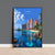 Dubai Travel Poster, Travel Print of Dubai, Palm Jumeirah Dubai Art lovers Gift, UAE Wall Art Gift