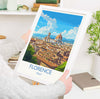 Florence Travel Print Wall Art, Travel Poster of Florence, Florence Art Lovers Gift, Italy, Italy Art Gift