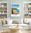 Sidmouth Travel Print, Travel Poster of Sidmouth, England, Devon Art, Sidmouth Art Lovers Gift, Wall Art Print