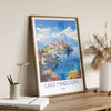 Lake Maggiore Travel Print Wall Art, Travel Poster of Lake Maggiore, Lake Maggiore Art Lovers Gift, Italy, Italian Lakes Art Gift