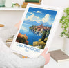 Lake Maggiore Travel Poster Wall Art, Travel Print of Lake Maggiore, Lake Maggiore Art Lovers Gift, Italy, Italian Lakes Art Gift