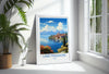 Lake Maggiore Travel Poster Wall Art, Travel Print of Lake Maggiore, Lake Maggiore Art Lovers Gift, Italy, Italian Lakes Art Gift