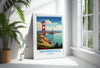 San Francisco Travel Poster, Travel Print of San Francisco, California, San Francisco Art Lovers Gift, USA Gift, Wall Art Print