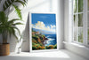 Madeira Travel Poster Wall Art, Travel Print of Madeira , Madeira Art Print, Portugal Wall Print, Madeira Art Lovers Gift