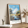 Bushy Park Travel Print, Travel Poster of Bushy Park, Surrey, London,England, London Art Lovers Gift, Wall Art Print