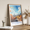 Johannesburg Travel Print, Travel Poster of Johannesburg, Johannesburg Art Lovers Gift, South Africa Gift, Wall Art Print