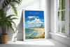 Port Elizabeth Travel Poster, Travel Print of Port Elizabeth, Port Elizabeth Art Lovers Gift, South Africa Gift, Wall Art Print