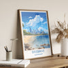 Brisbane Travel Print, Travel Poster of Brisbane , Queensland Art, Australia Art Lovers Gift, Brisbane Wall Art