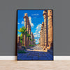 Luxor Travel Poster, Travel Print of Luxor, Egypt Art Lovers Gift, Luxor Wall Art