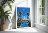 Luxor Travel Poster, Travel Print of Luxor, Egypt Art Lovers Gift, Luxor Wall Art