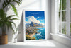 Cape Town Travel Poster, Travel Print of Cape Town,Cape Town Art Lovers Gift, South Africa Gift, Wall Art Print