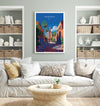 Marrakesh Travel Poster Wall Art, Travel Print of Marrakesh, Marrakesh Art Lovers Gift, Morocco Wall Art