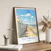 Southwold Travel Print, Travel Poster of Southwold , Southwold Art Lovers Gift, Suffolk Coast Wall Art