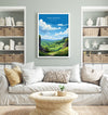 Peak District Travel Poster Wall Art, Travel Print of Peak District, Peak District Art Lovers Gift, English Countryside