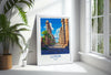 Luxor Travel Print, Travel Poster of Luxor, Egypt Art Lovers Gift, Luxor Wall Art