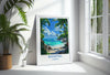 Bahamas Travel Print, Travel Poster of Bahamas, Caribbean, Bahamas Art Lovers Gift, Caribbean Gift, Wall Art Print