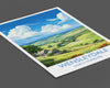 Wensleydale Travel Print Wall Art, Travel Poster of Wensleydale, Wensleydale Art Gift, English Countryside Art Lovers Gift,