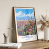 Marrakesh Travel Print Wall Art, Travel Poster of Marrakesh, Marrakesh Art Lovers Gift, Morocco Wall Art