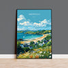 Abersoch Travel Poster Wall Art, Abersoch Travel Print, Wales, Welsh Art, Abersoch Art lovers Gift, Wall Art Print