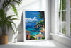 Majorca Travel Poster, Travel Print of Majorca, Balearic Islands Art Lovers Gift, Majorca Wall Art