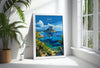 Ibiza Travel Poster, Travel Print of Ibiza, Balearic Islands Art Lovers Gift, Ibiza Wall Art