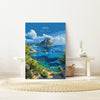 Ibiza Travel Poster, Travel Print of Ibiza, Balearic Islands Art Lovers Gift, Ibiza Wall Art