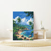 Koh Samui Travel Poster Wall Art, Travel Print of Koh Samui, Thailand, Koh Samui Art Lovers Gift, Travel Gift Art