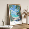 Bahamas Travel Print, Travel Poster of Bahamas, Caribbean, Bahamas Art Lovers Gift, Caribbean Gift, Wall Art Print