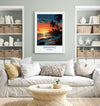 Bahamas Travel Poster Wall Art, Travel Print of Bahamas, Caribbean, Bahamas Sunset Art Lovers Gift, Caribbean Gift, Wall Art Print