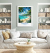 Barbados Travel Print, Travel Poster of Barbados, Caribbean, Barbados Art Lovers Gift, Caribbean Gift, Wall Art Print