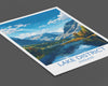 Lake District Travel Print Wall Art, Travel Poster of Lake District, Lake District Art Lovers Gift, English Countryside