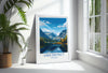 Lake District Travel Print Wall Art, Travel Poster of Lake District, Lake District Art Lovers Gift, English Countryside