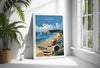 Abersoch Travel Poster Wall Art, Abersoch Travel Print, Wales, Welsh Art, Abersoch Art lovers Gift, Wall Art Print