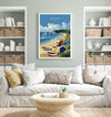 Abersoch Travel Poster Wall Art, Abersoch Travel Print, Wales, Welsh Art, Abersoch Art lovers Gift, Wall Art Print