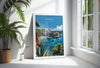 Menorca Travel Poster, Travel Print of Menorca, Balearic Islands Art Lovers Gift, Menorca Wall Art