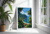 Koh Lanta Travel Poster Wall Art, Travel Print of Koh Lanta, Thailand, Koh Lanta Art Lovers Gift, Travel Gift Art