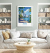 Miami Travel Print Wall Art, Travel Poster of Miami, Miami Art Lovers Gift, USA Art Gift