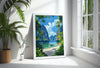 Phi Phi Travel Poster, Travel Print of Phi Phi, Thailand, Phi Phi Islands Art Lovers Gift, Wall Art Print