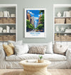 New York Travel Print Wall Art, Travel Poster of New York , New York Art Lovers Gift, USA Art Gift