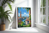 Verona Travel Poster Wall Art, Travel Poster of Verona, Verona Art Lovers Gift, Italy, Italian Art Gift