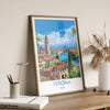 Verona Travel Poster Wall Art, Travel Print of Verona, Verona Art Lovers Gift, Italy, Italian Art Gift