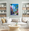 Miami Travel Poster Wall Art, Travel Print of Miami, Miami Art Lovers Gift, USA Art Gift