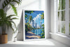 Miami Travel Poster Wall Art, Travel Print of Miami, Miami Art Lovers Gift, USA Art Gift