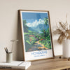 Honduras Travel Print, Travel Poster of Honduras, Central America Poster, Honduras Wall Art Lovers Gift